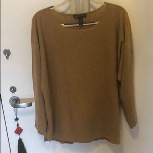 INC NY Tan sweater
